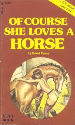 Of course she loves a horse